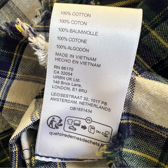 URBAN OUTFITTERS BDG: Spliced Dad Button-Down Shirt. NWT - Picture 13 of 16